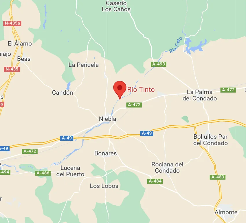 Mapa del viaje